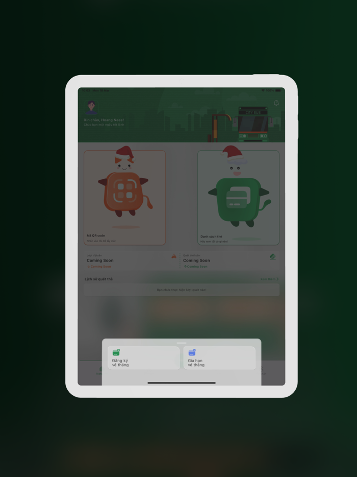 Thẻ vé Giao thông HN