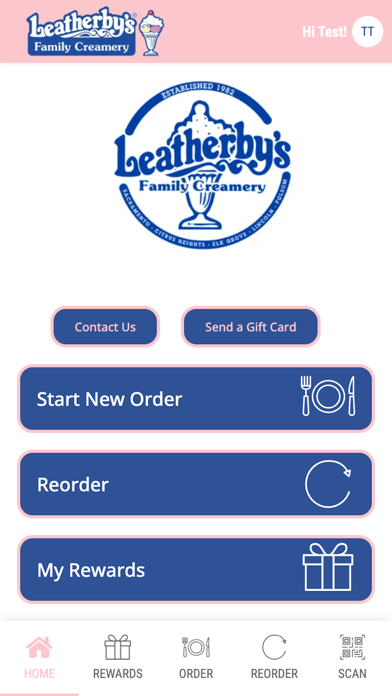 Leatherby's App Screenshot