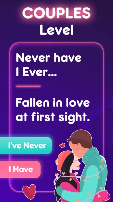 I Never Ever: Couples Games Screenshot