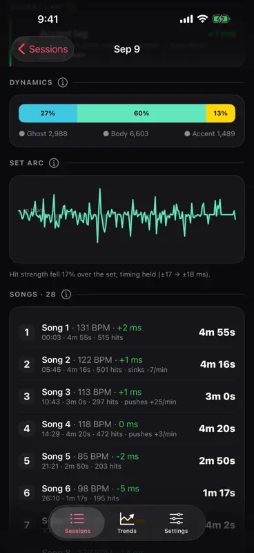 DrumPulse: Drum Timing Coach screenshot 3 of 8