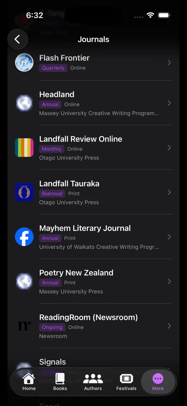 New Zealand literary journals in KiwiScribe