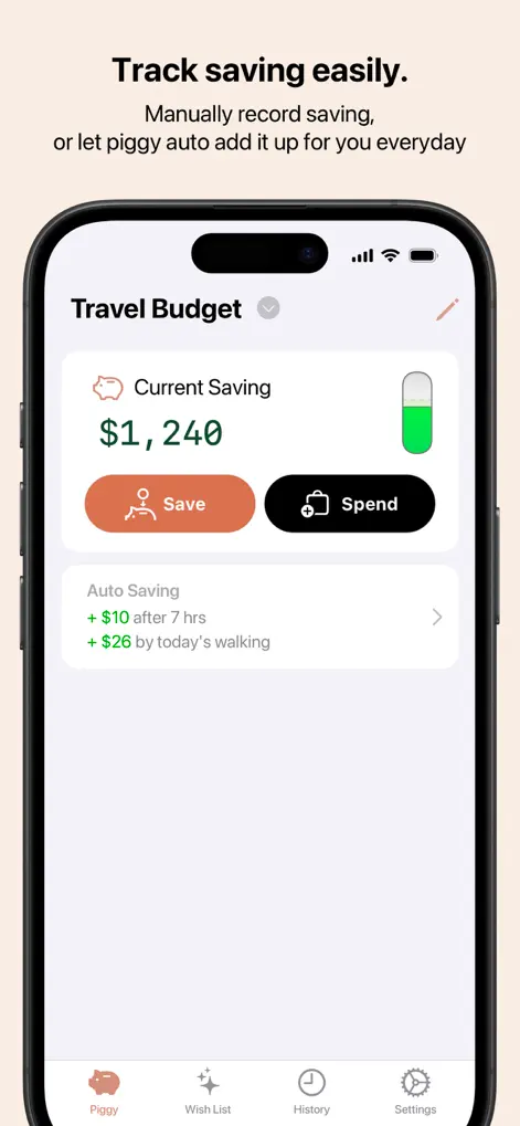 Piggy Bank - Save by Time - Finance App | MWM