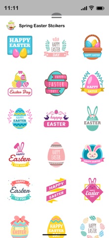 Spring Easter Stickers screenshot