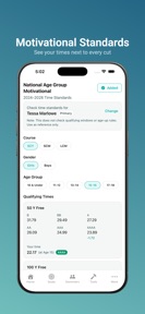 Swim Standards screenshot