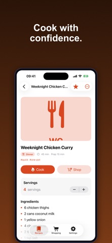 Skillet – Recipe Keeper iPhone screenshot
