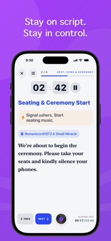 StageCue: Event Host Assistant Screenshot 2 of 4