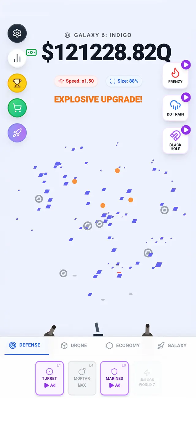 Idle Dot Shooter! screenshot 5