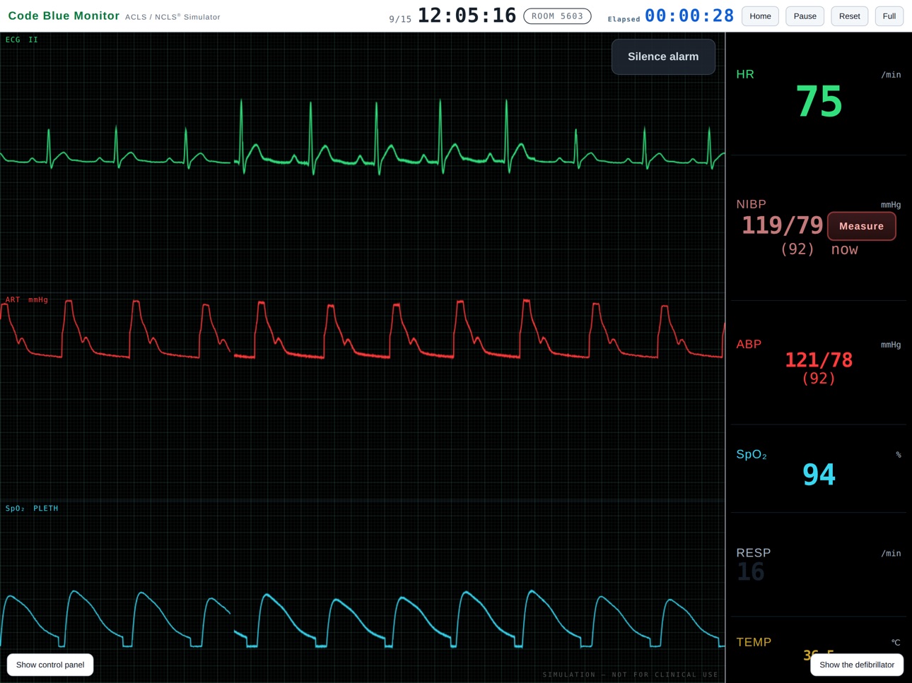 Screenshot 6 of Code Blue Monitor Pro