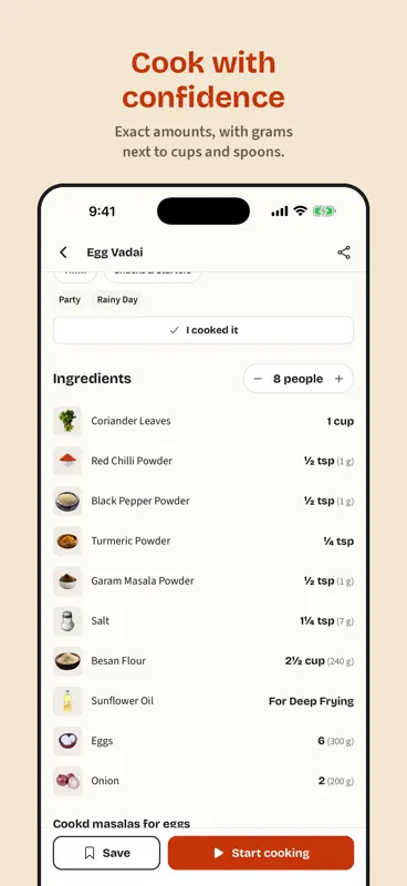 Cookd: Recipes & Masalas screenshot 3 of 7