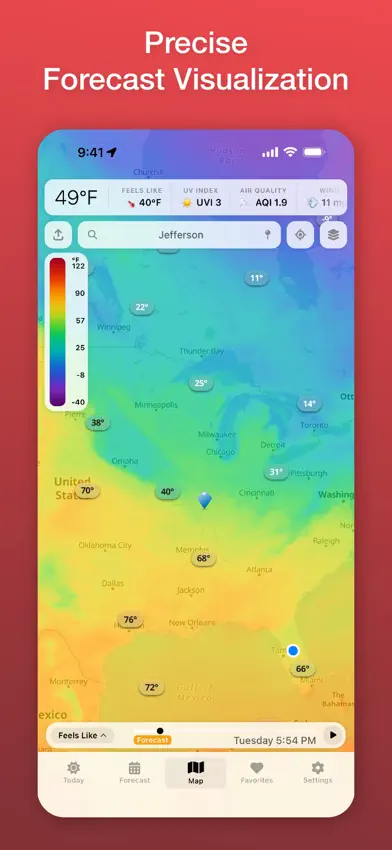 Vortix Pro: Weather Radar Maps screenshot 2