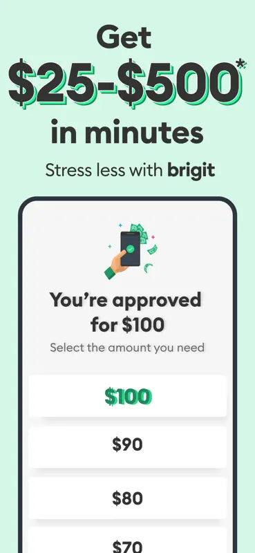 Brigit: Cash Advance & Credit screenshot 1 of 8