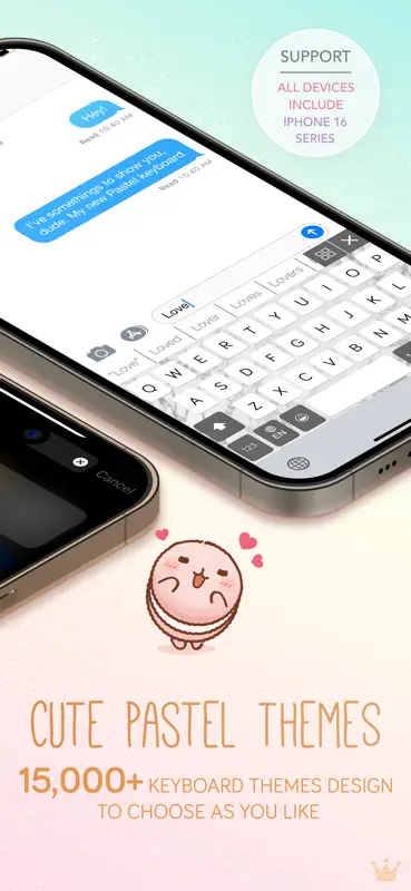 Pastel Keyboard Themes Color screenshot 2 of 9