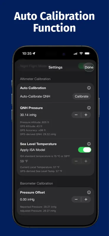 Aviation Altimeter Pro screenshot 8 of 9