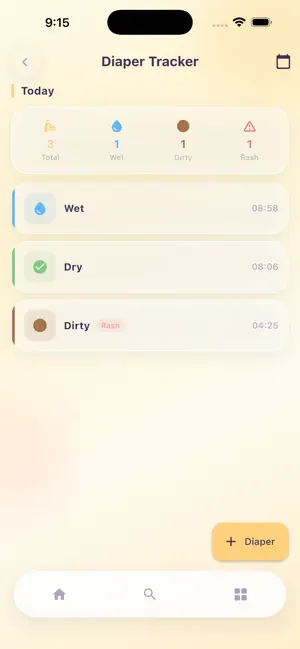 Minimi - Baby Tracker screenshot 1