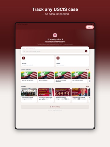 USIRD Connect iPad screenshot