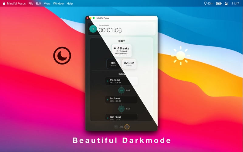 Screenshot #3 pour Mindful Focus - Time Awareness