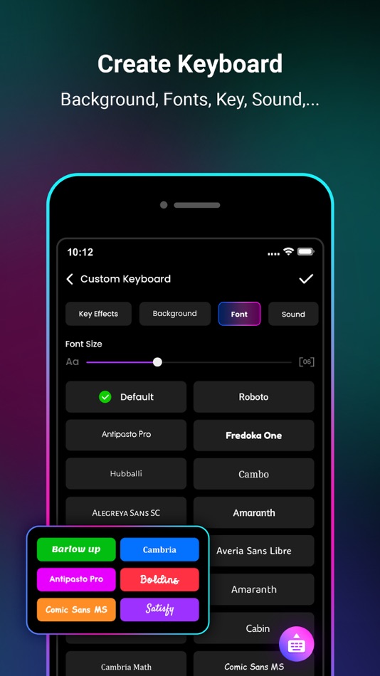 #7. Neon LED Keyboard -RGB & Emoji (iOS) 由: Anand Naidu