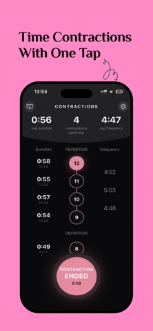 My Contraction Timer & Tracker Screenshot 1 of 5
