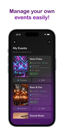 PartyRadar - Spot Events! iPhone screenshot