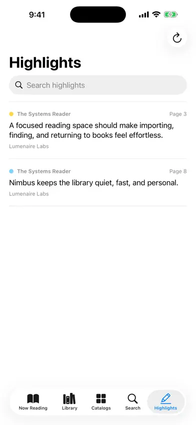 Nimbus Reader screenshot 3