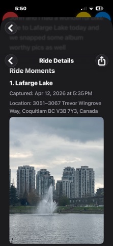 Cycle Tracker – Ride & GPS Log Screenshot 3 of 4