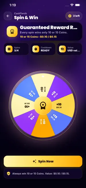 Cash Torch Earn Money iPhone screenshot 4
