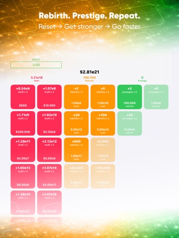 Button Factory: Idle Clicker iPad screenshot
