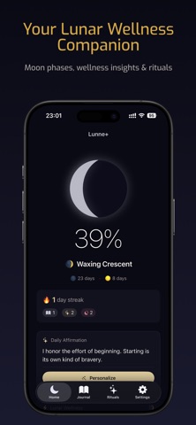 Lunne+ Moon Phase & Calendar screenshot