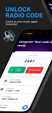 Car Radio Code Unlock Screenshot 1 of 5
