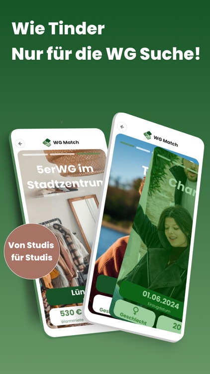 WG Match - Die neue WG Suche