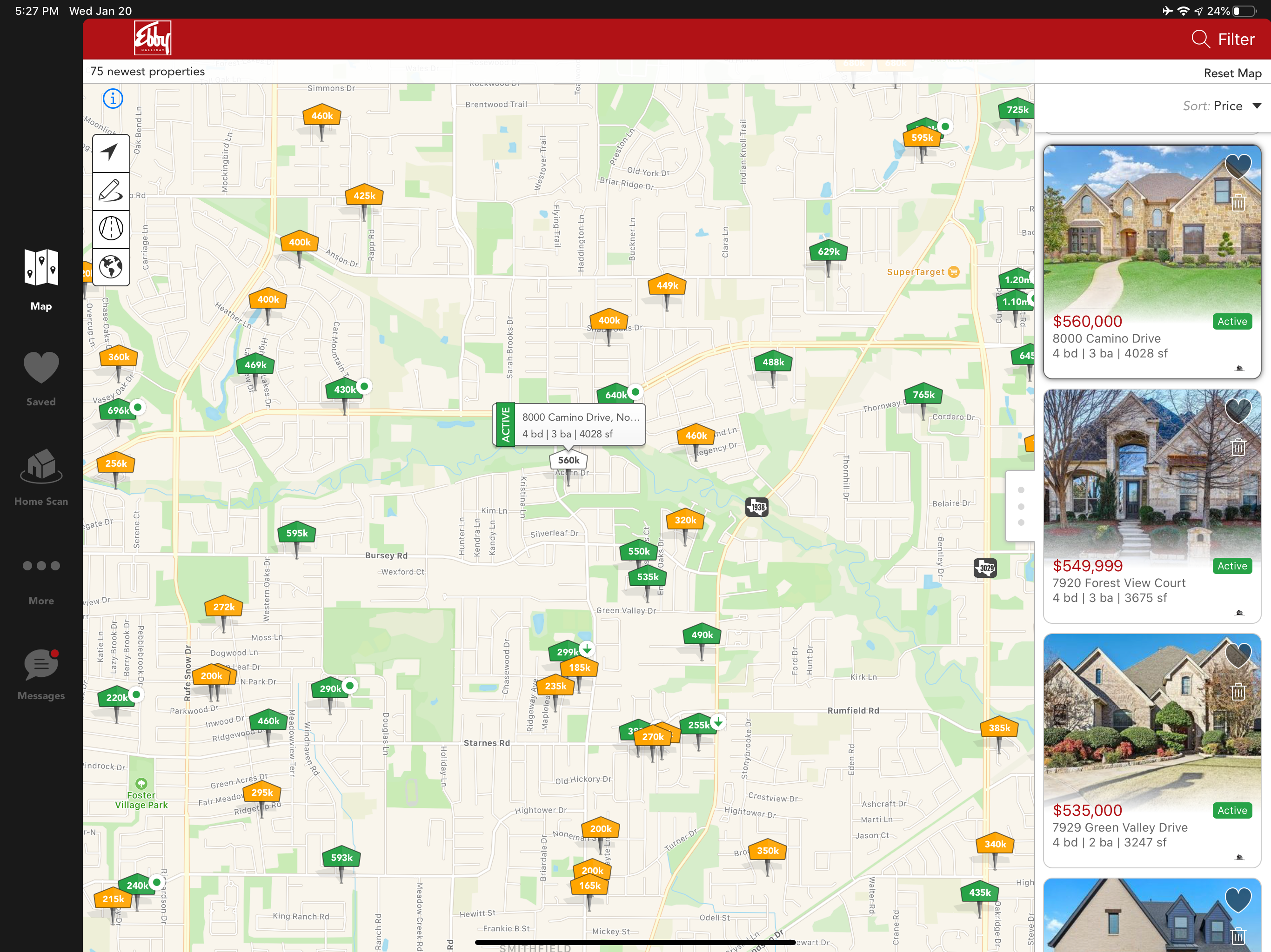 Homes for Sale - Ebby Halliday screenshot 6