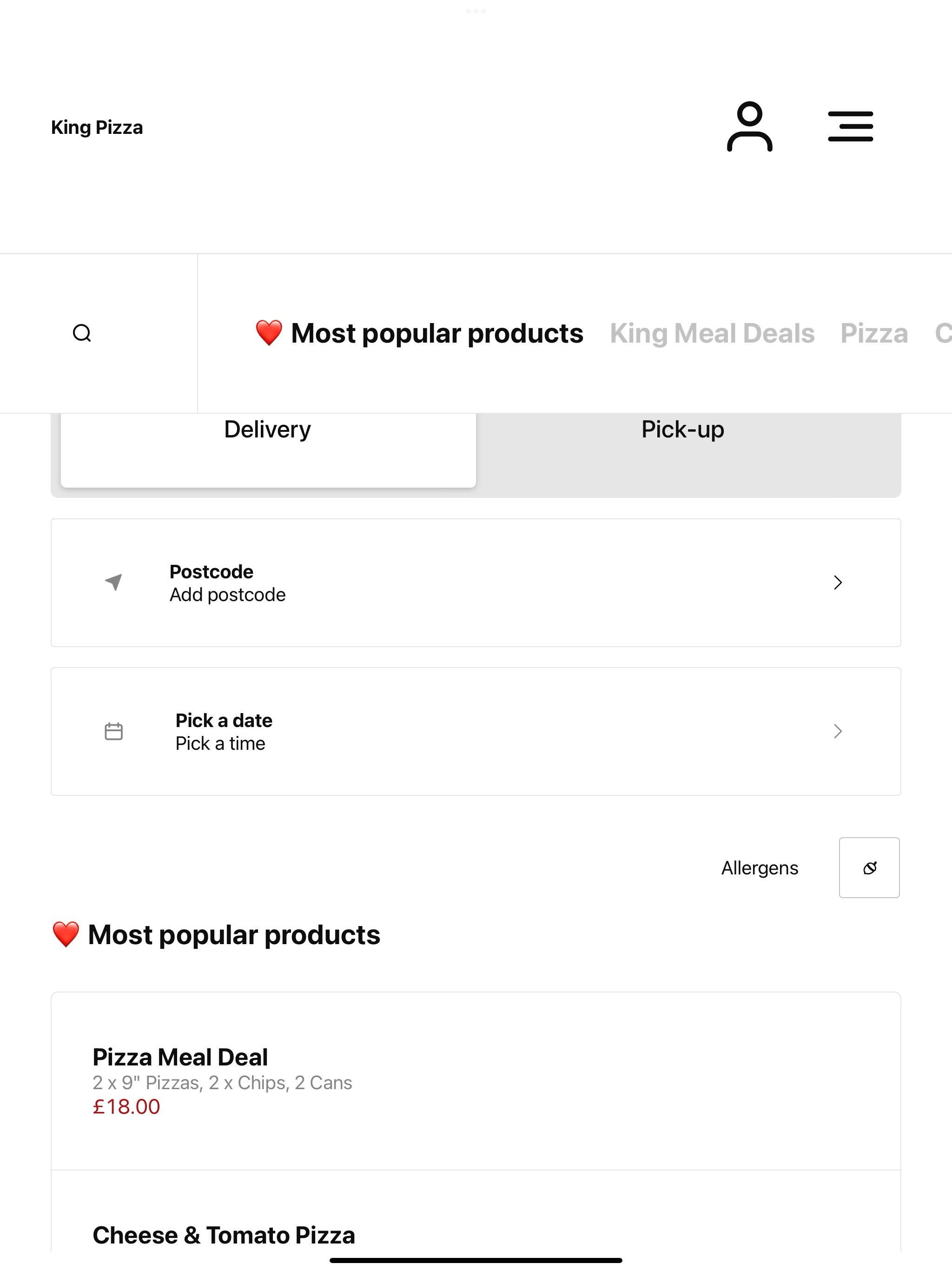 King Pizza Widnes UK screenshot 7