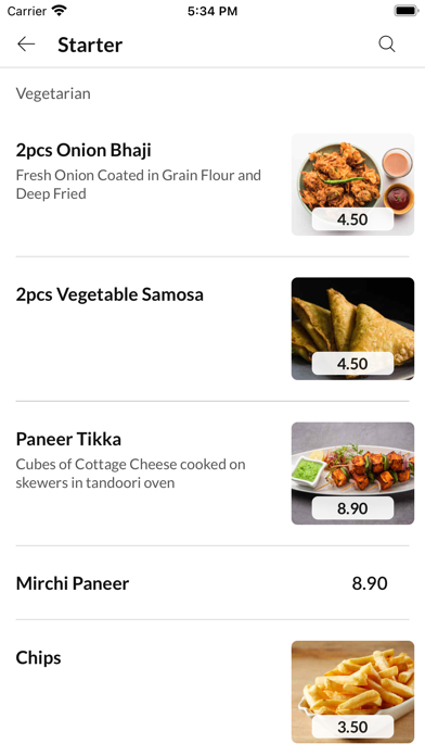 Mirchi Indo Pak Cuisine Screenshot