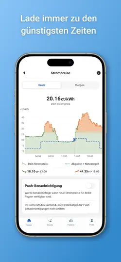 Screenshot von SWM Energiepilot auf dem iPhone 4