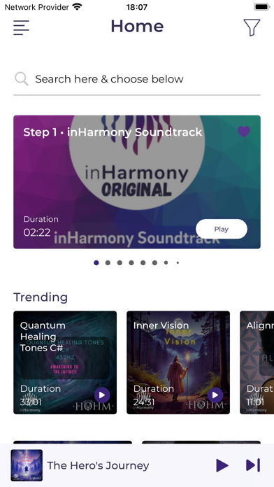 inHarmony: Music Meditations Screenshot