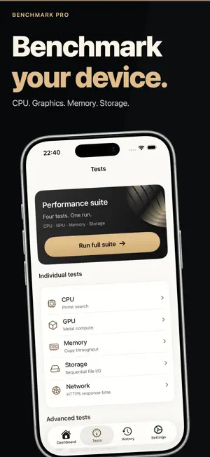 Benchmark Pro: Device Test screenshot 1