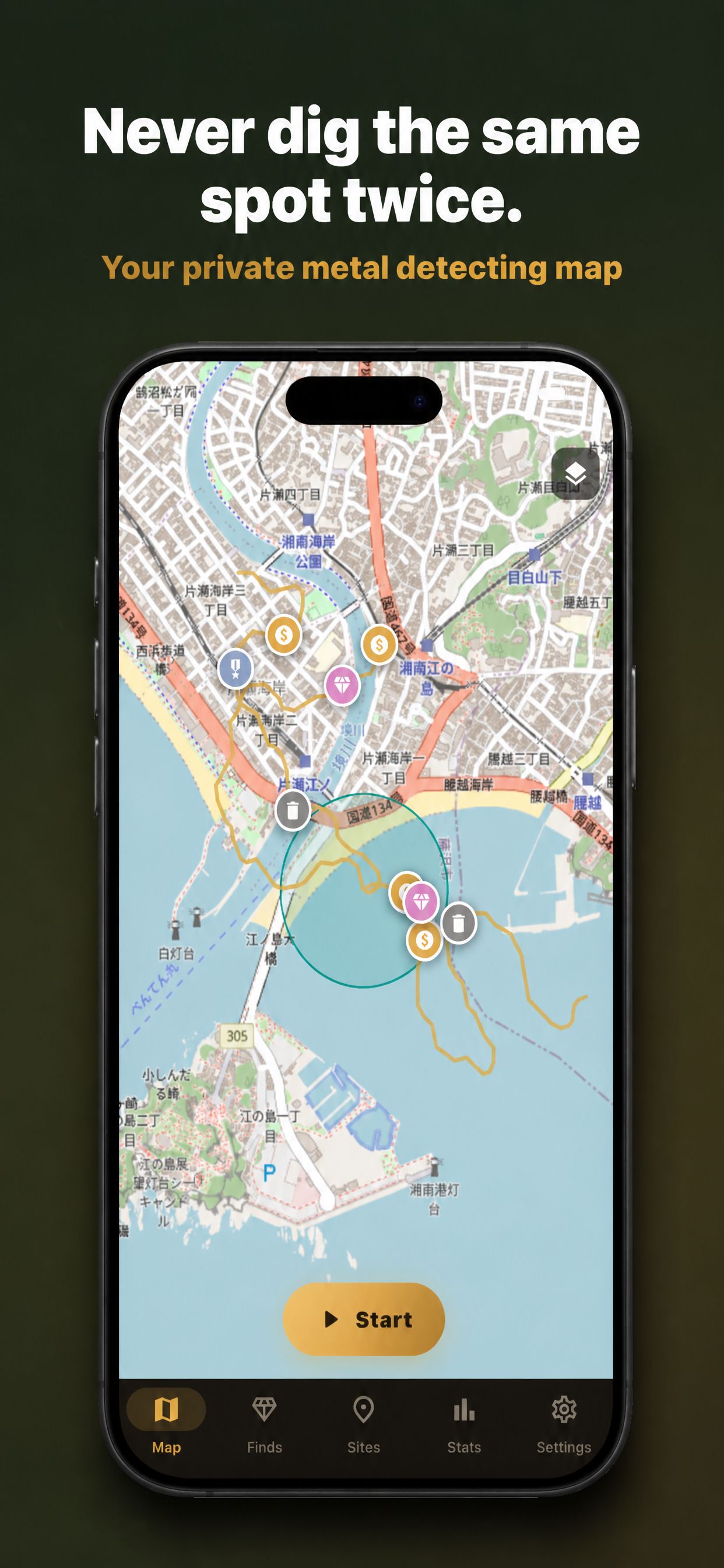 DigMap: Metal Detecting Log screenshot 2