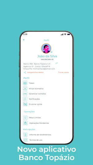 Banco Topázio - Novo App screenshot 1