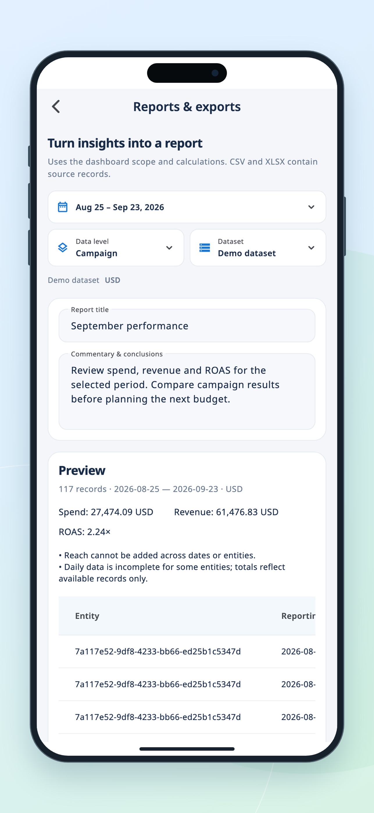 Screenshot 6 of Ad Budget Planner