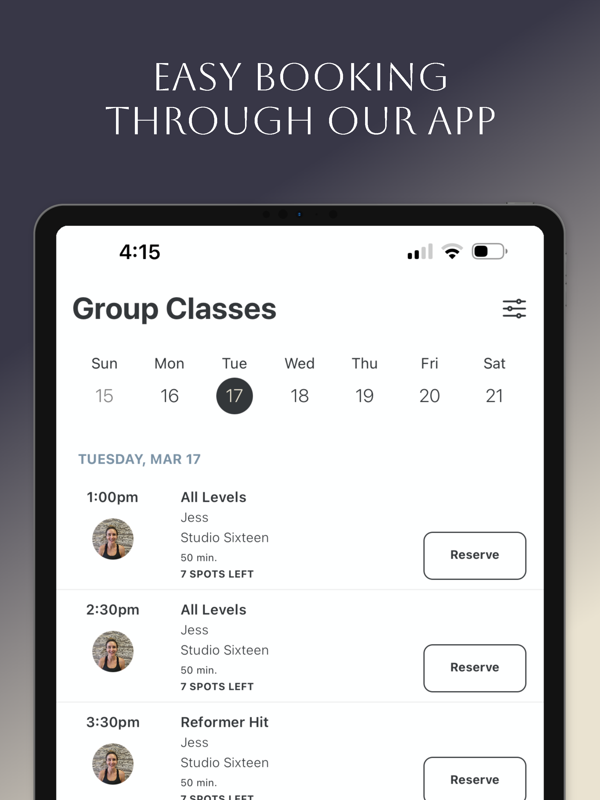 Studio Sixteen Pilates  screenshot 7