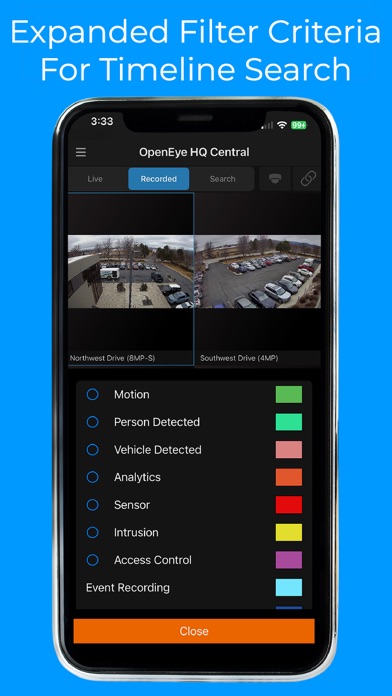 OpenEye Mobile Screenshot