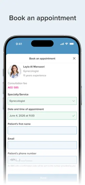 odoctor.ae: book a doctor iPhone screenshot 4