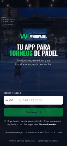 WhinPadel screenshot 1