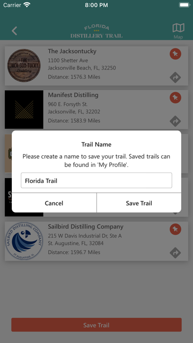 Florida Distillery Trail Screenshot