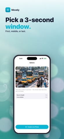 Movely: Video to Live Photo iPhone screenshot