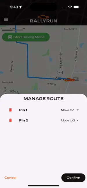 RallyRun by Garaged screenshot 4