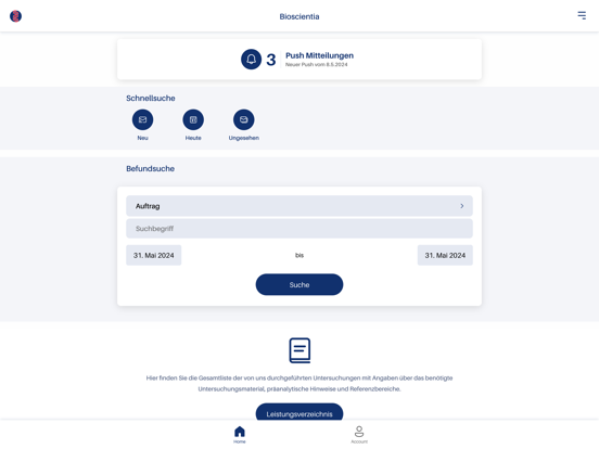 Screenshot #5 pour Bioscientia Befund App