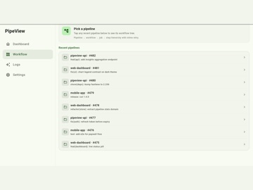 PipeView - CI Monitor ipad screenshot 4