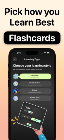 Talksy: Go Learn Español Words iPhone screenshot