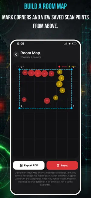 Metal Map: Wall Scanner screenshot 4